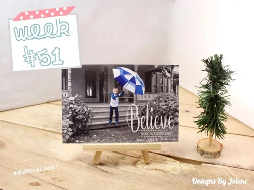 52 Weeks Of Mail- Week 51 Feature Photo | Holiday Photo Card II