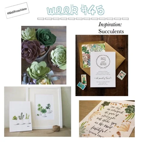 52 Weeks of Mail: Week # 45 Inspiration