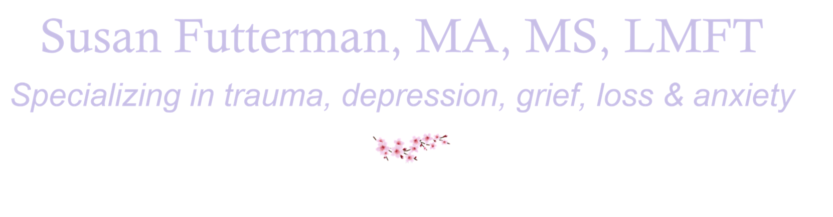 Susan Futterman Psychothérapie