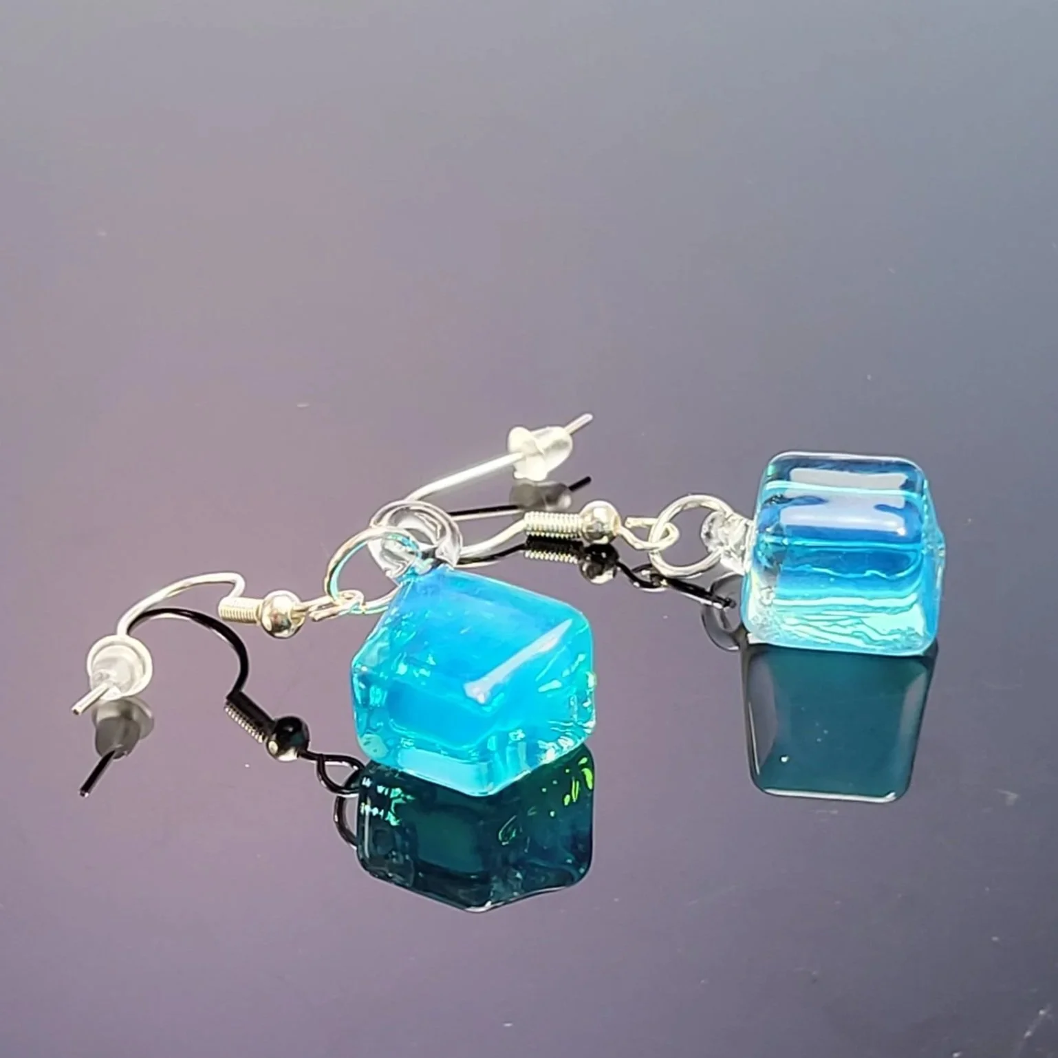 Meta Terrania Ice Cube Earrings