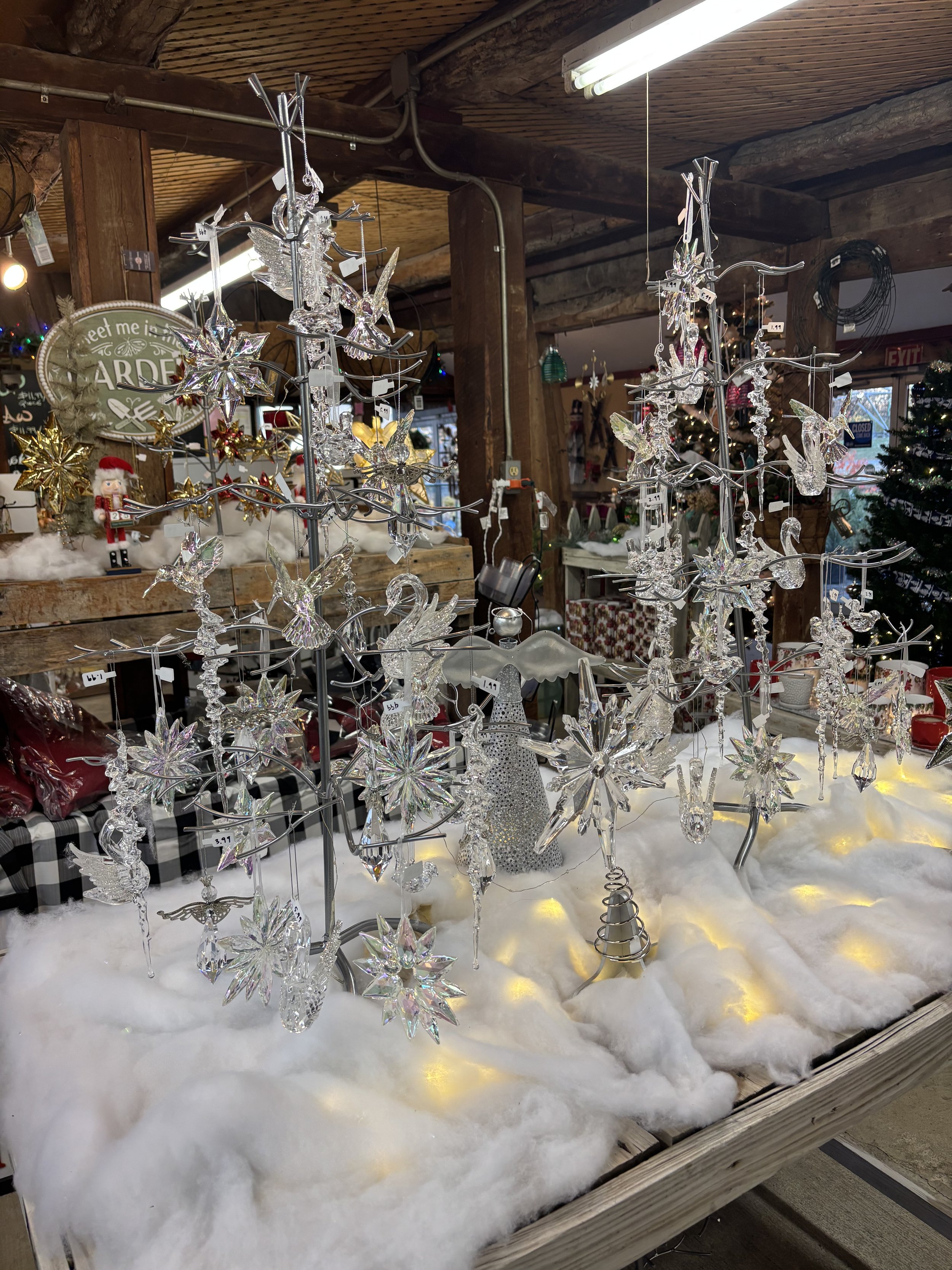 Various Crystal Style Ornaments