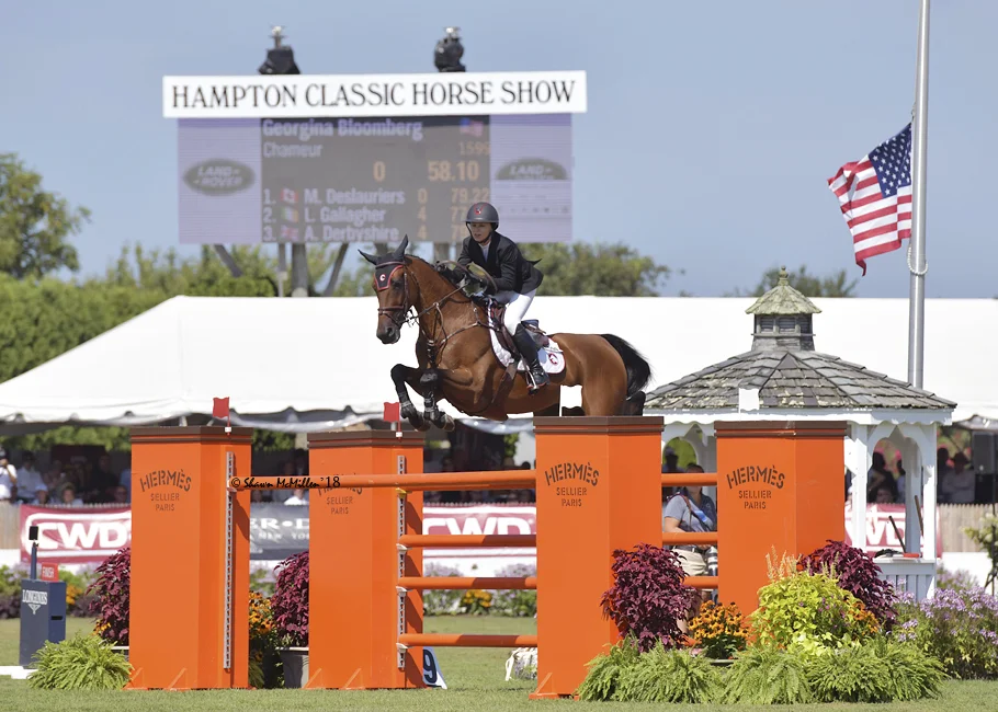 Georgina Bloomberg. Photo courtesy The Hampton Classic by The Book LLC
