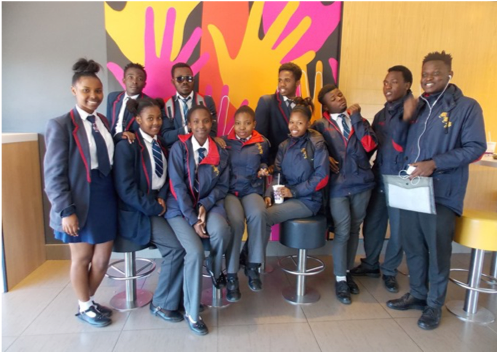 A group of students from Maitland High School. Photo by author.