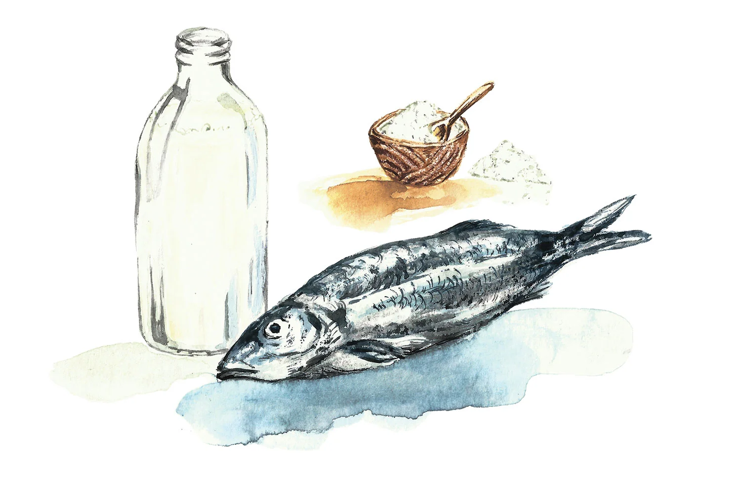 Editorial Food illustration for Women’s Health UK