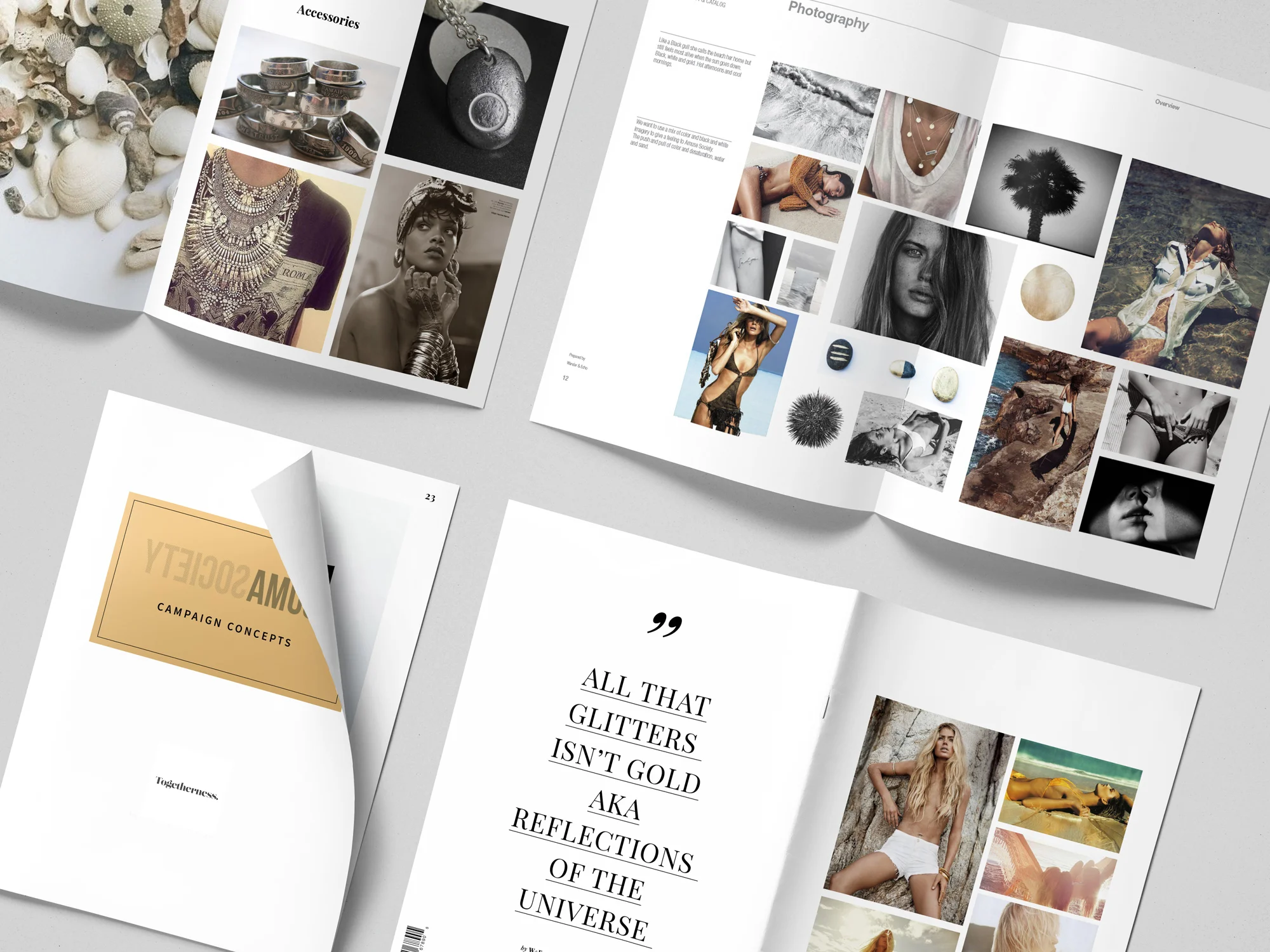 Photo and Video Campaign Concept book.