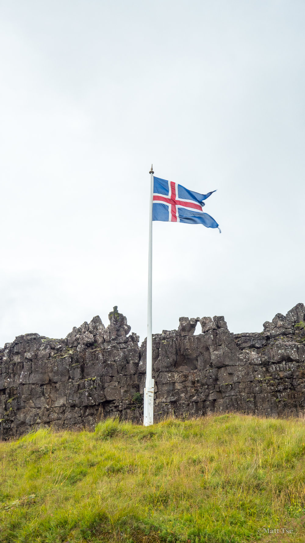  Marking first area of Icelandic Parliment 