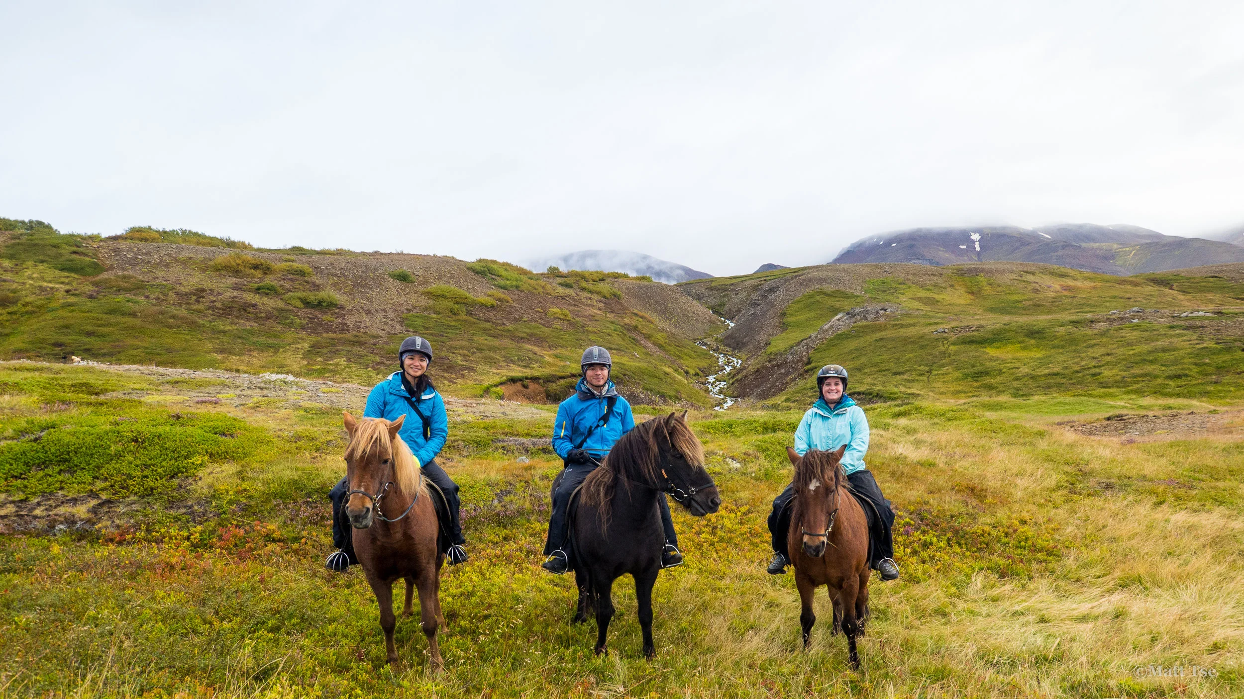 Group shot of us on horseback, we had a private tour (unintentionally) and this might have been the best value activity we did.