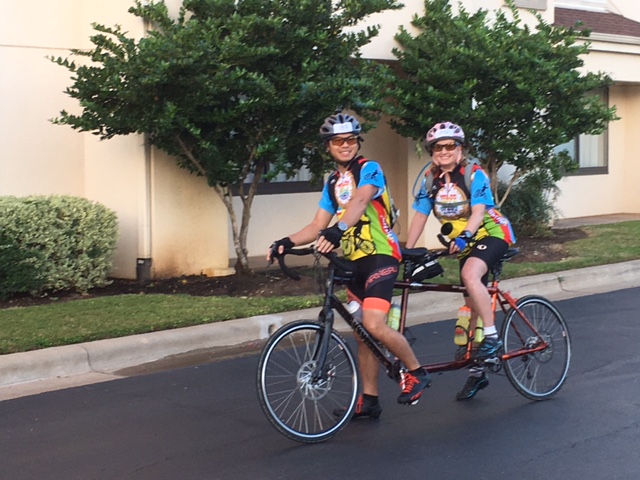 back in the saddle (tandem style!)