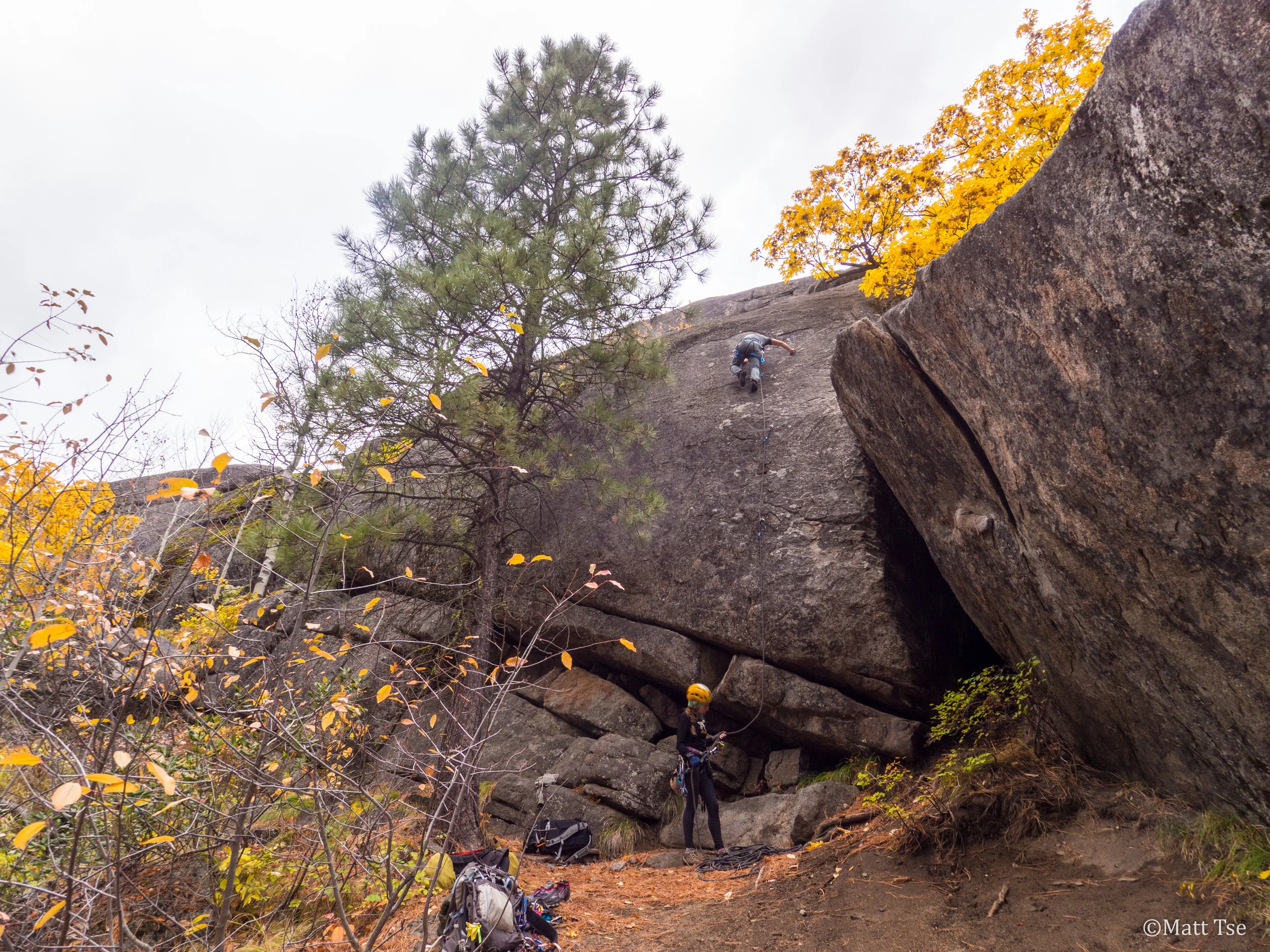 Michael dances up GRTC (5.10b)