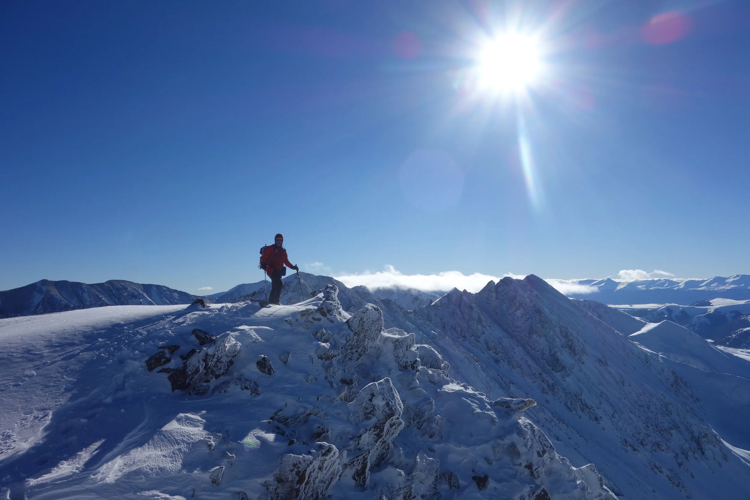 West Ridge of Atlantic Peak, December 23rd 2016