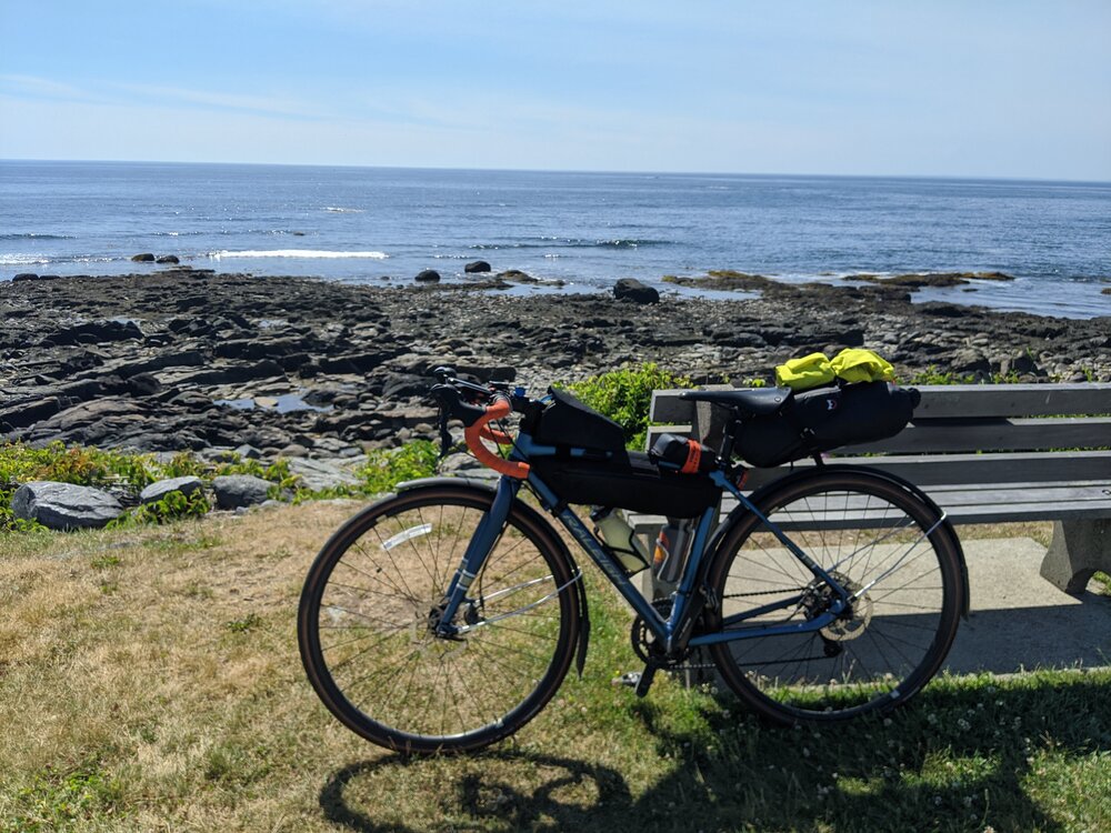  Willy without me or my pack along the beautiful Atlantic 