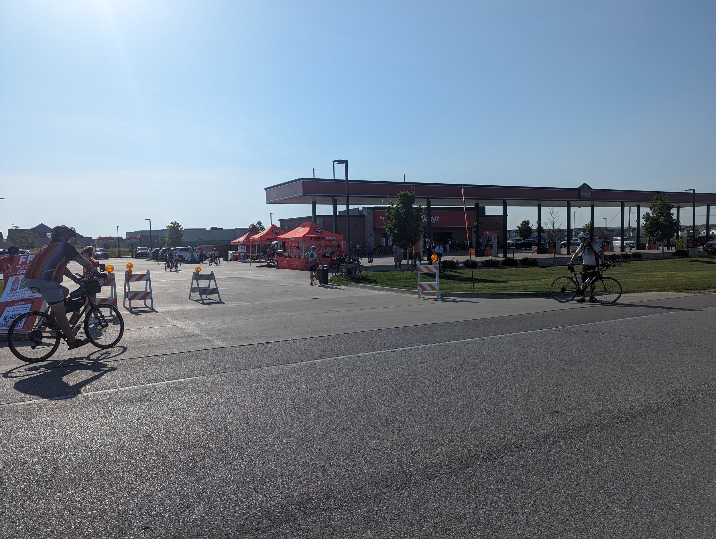 typical Casey’s enroute pit stop