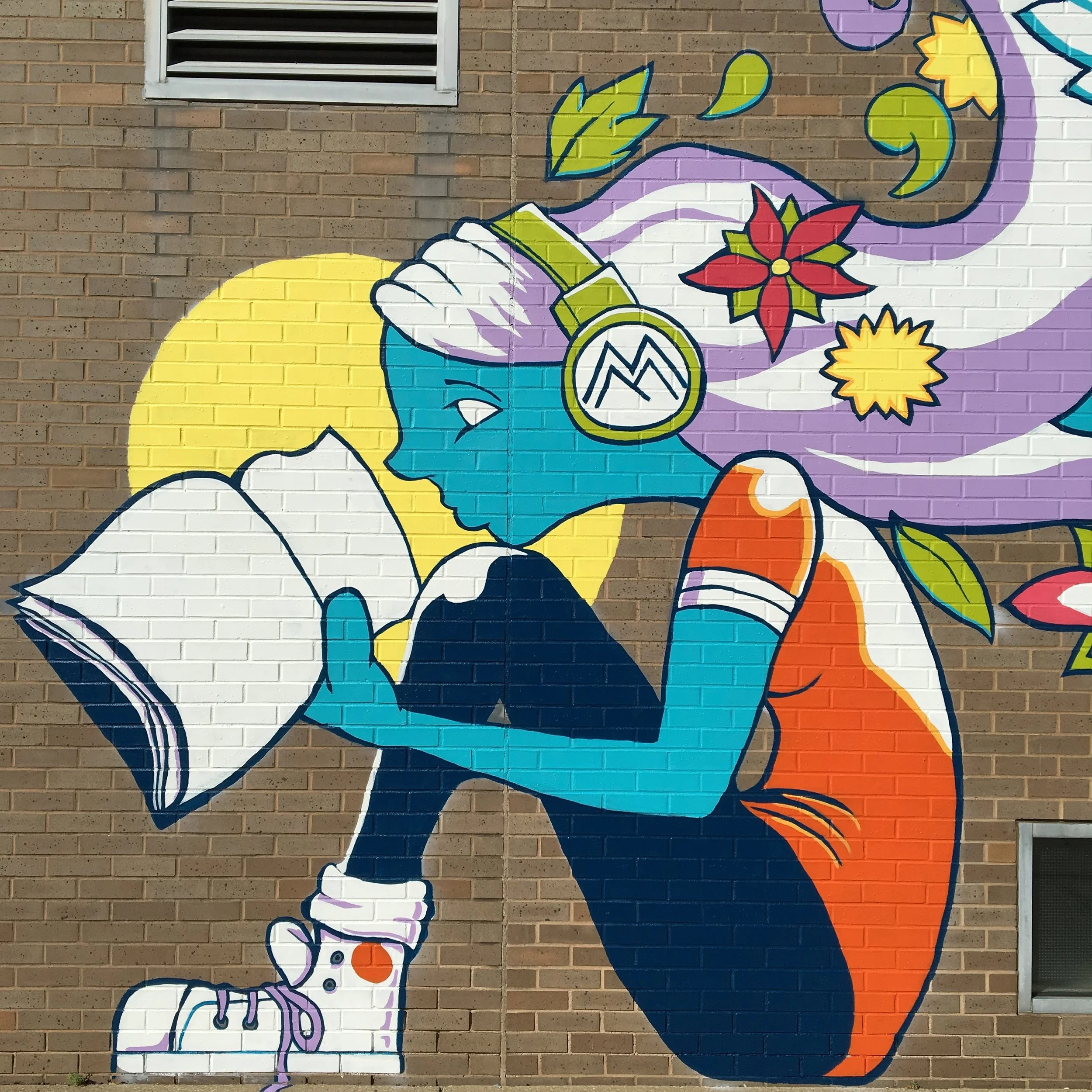 Barberton Library Mural Girl.JPG