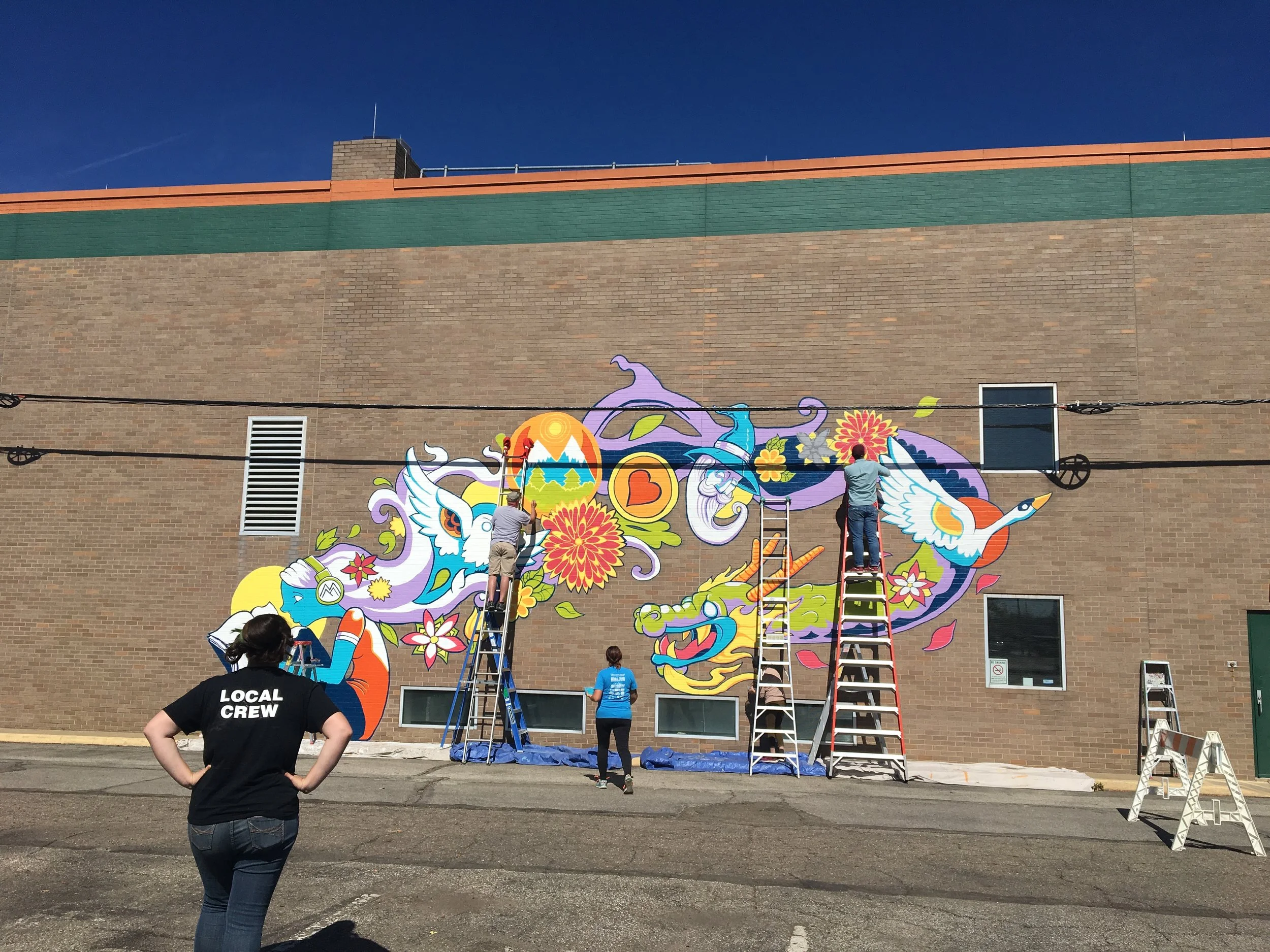 Barberton Library Mural Progress shot.JPG