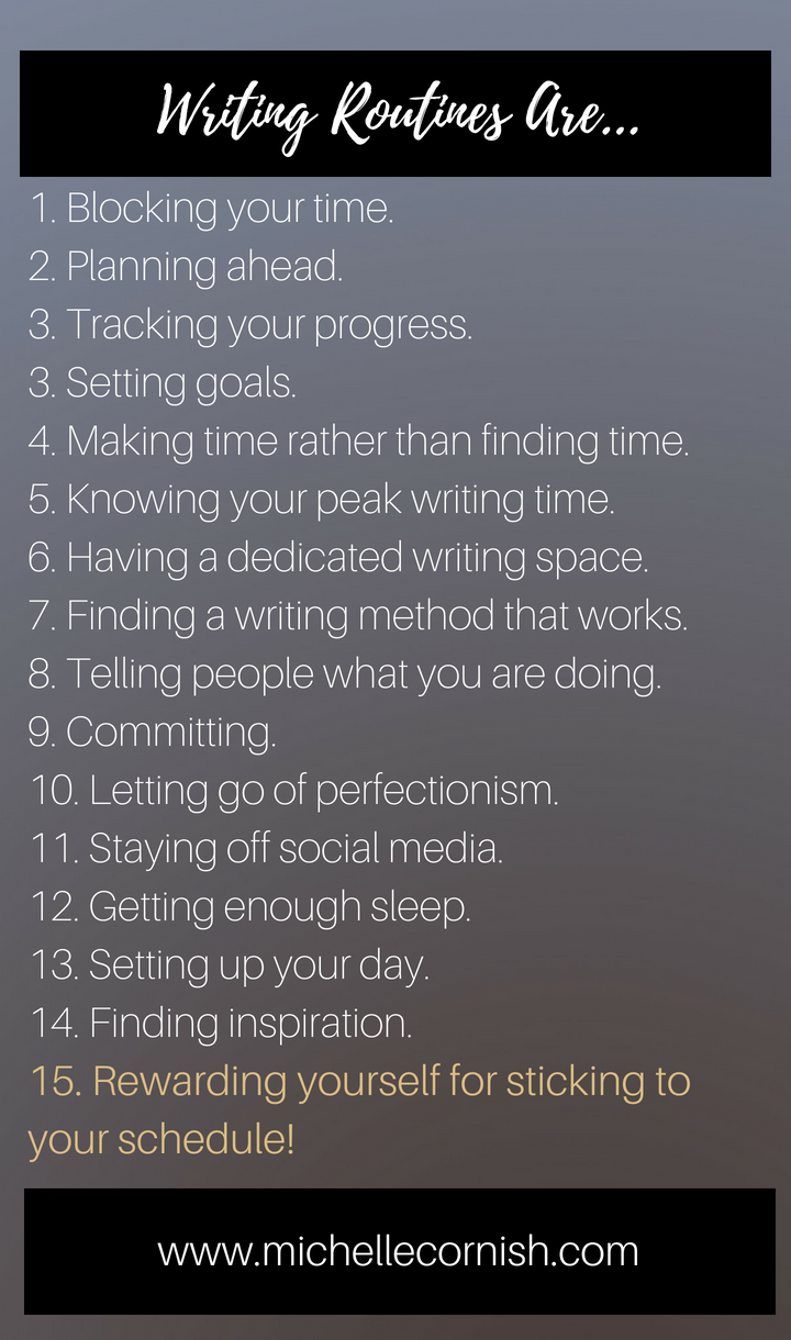 Several ideas to get you started on a consistent writing schedule.png