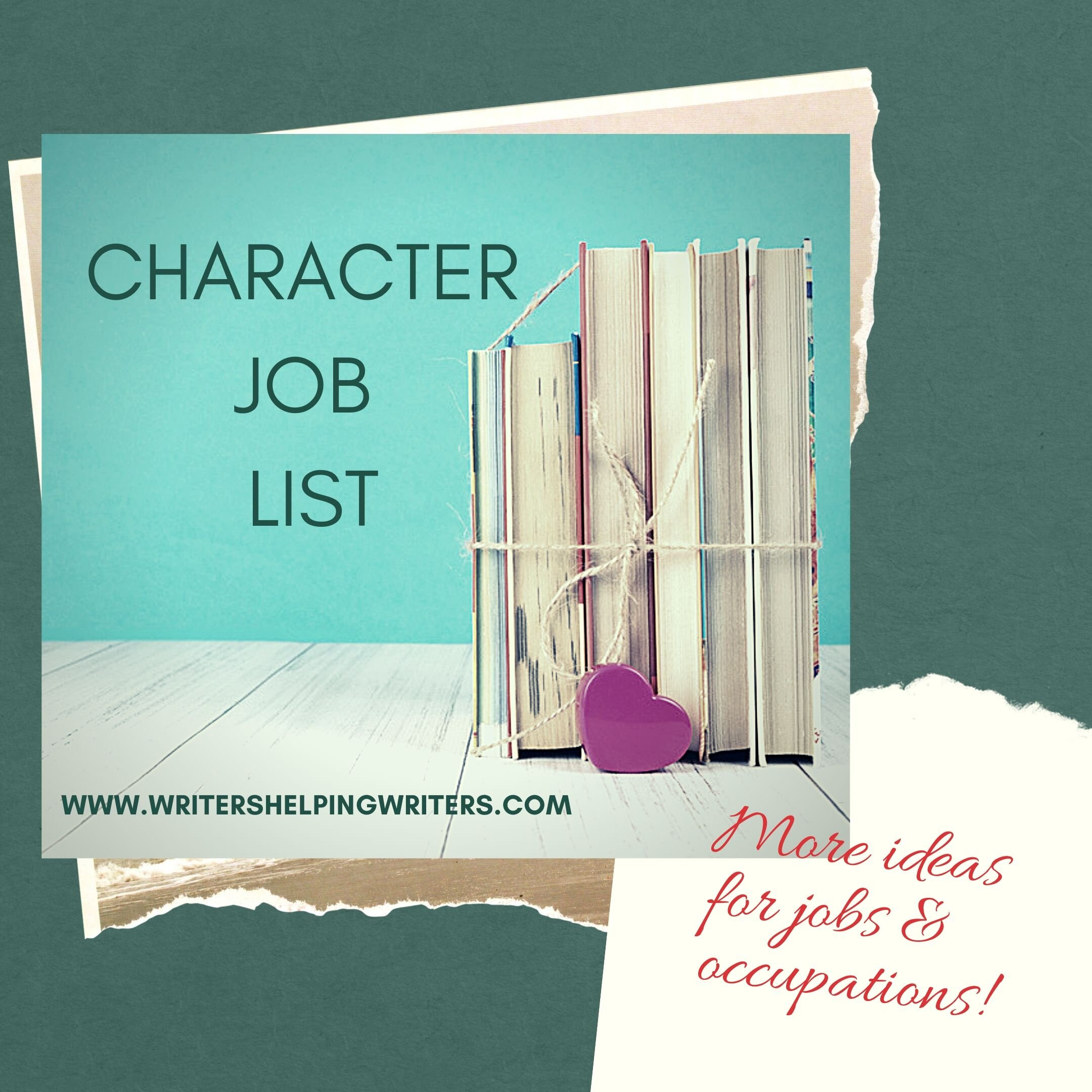 New Resource & Giveaway Alert The Occupation Thesaurus Writing Guide