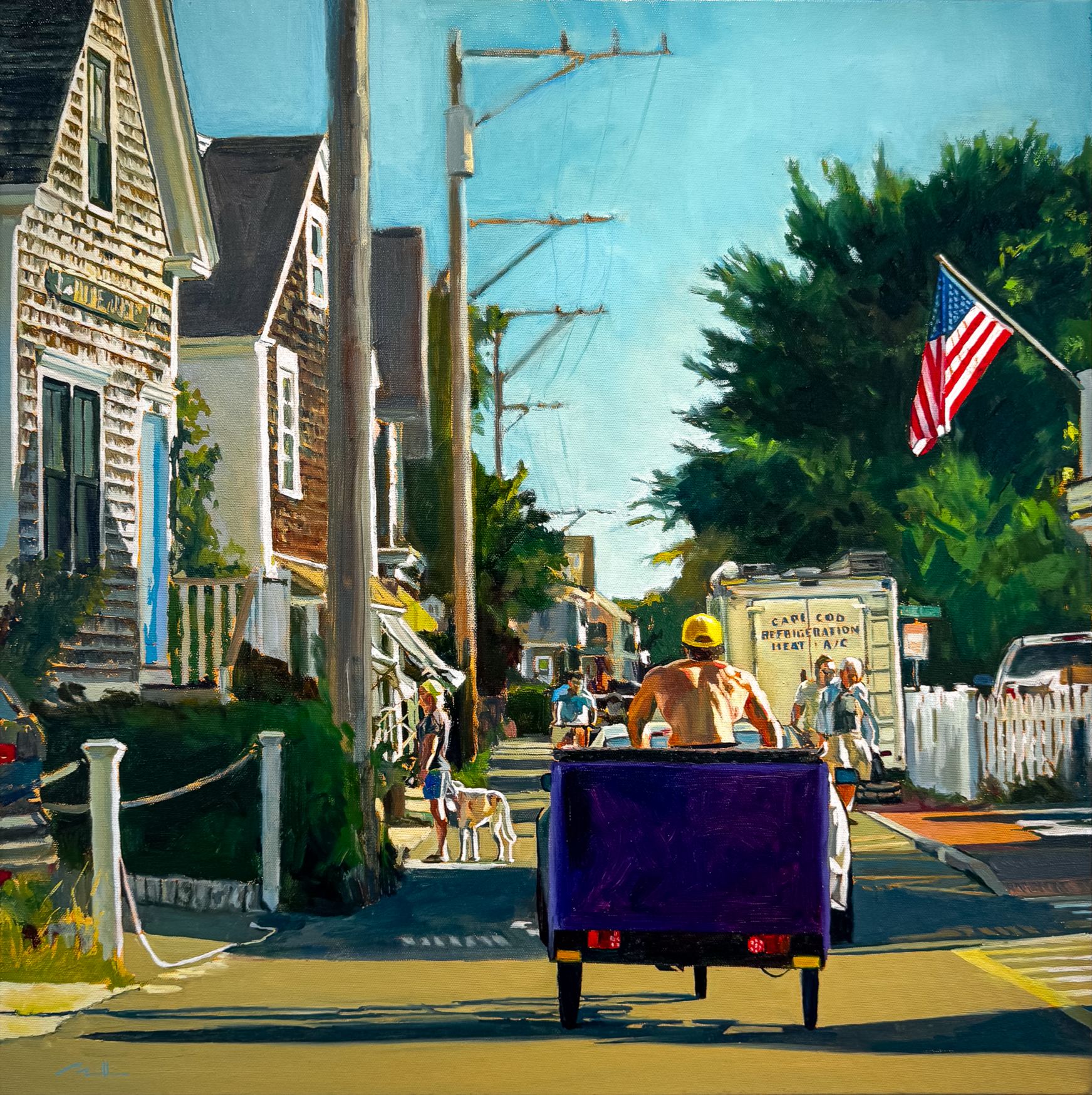 Violet Chariot - Oil on canvas 24