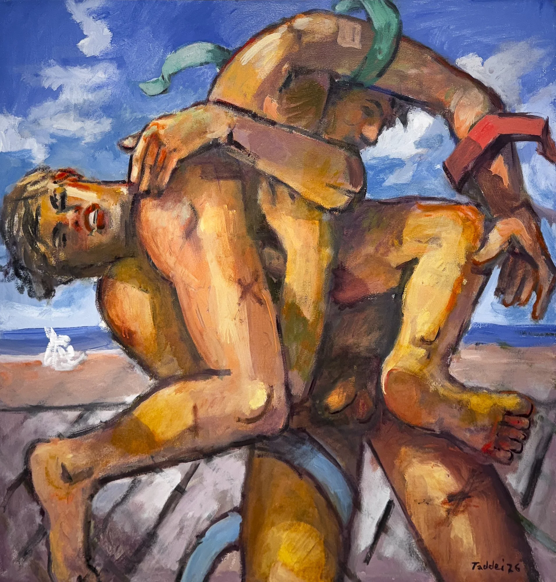 Lifeguards Wrestling 36 x 36-1.jpg