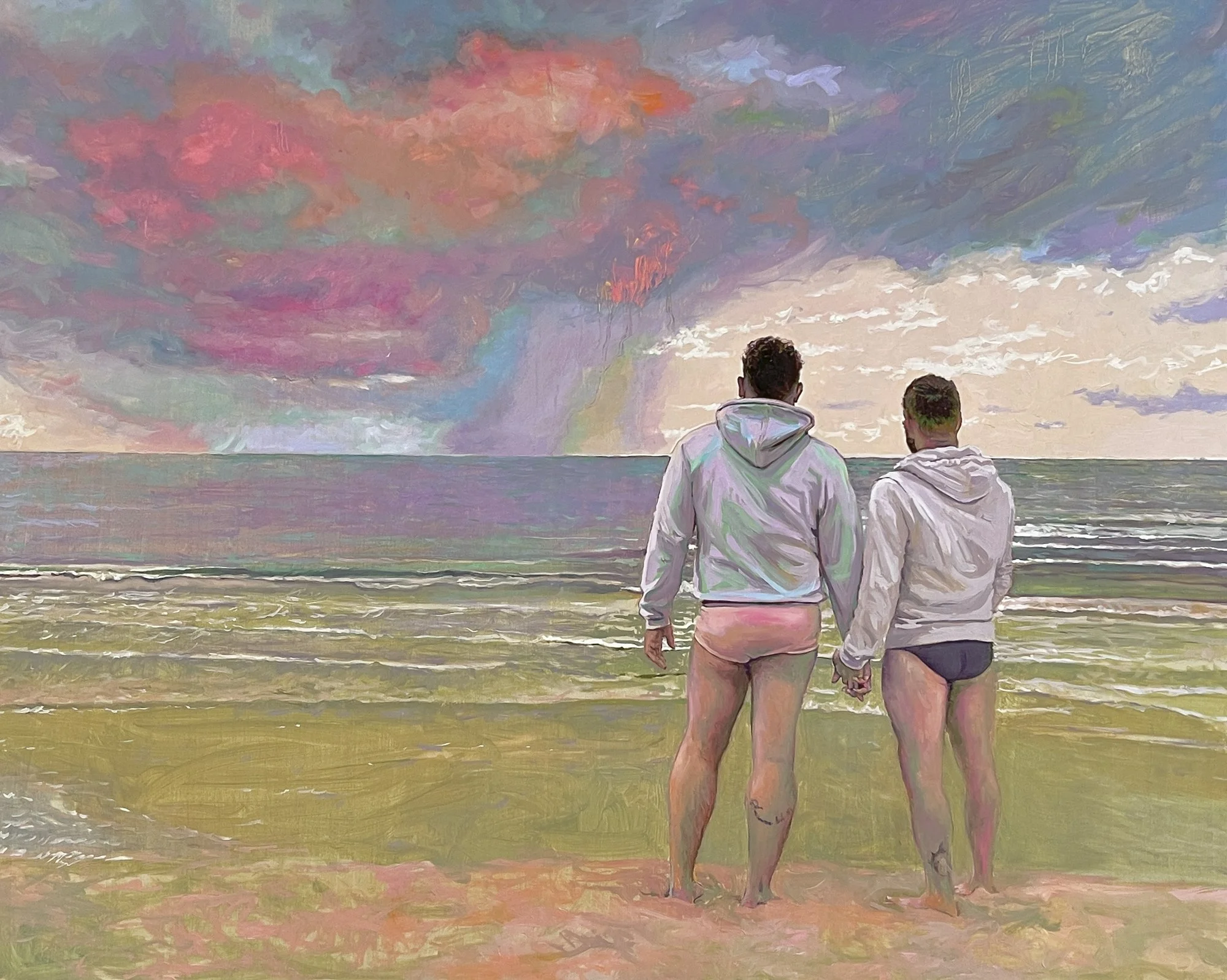 Herring Cove Love Story No. 11 - Acrylic and oil on panel 24” x 30”