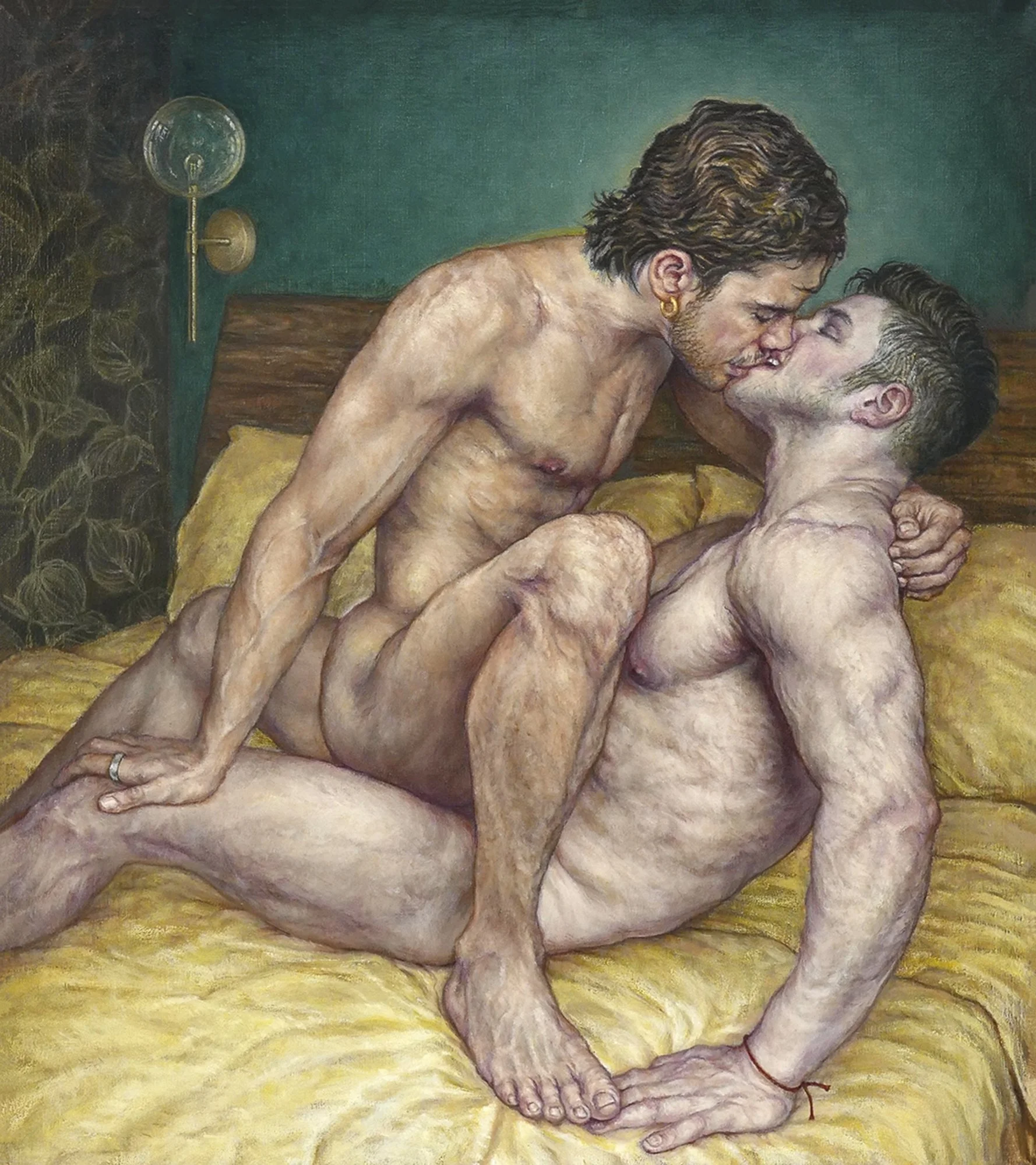 2 Guys - Oil on linen 22