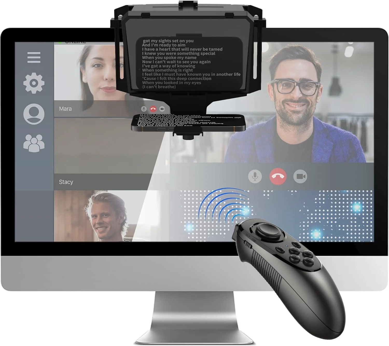 Teleprompters + accessories