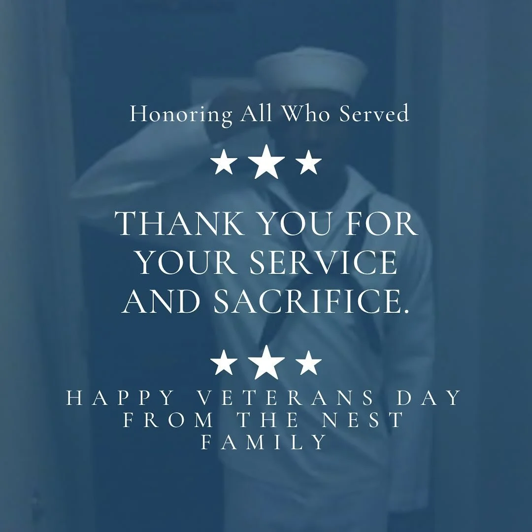 Thank you to all the men and women that have served our country proudly. We are so happy to be able to feed you and provide space for you. Please let us know when you arrive because we do have a military discount all year round. But we want to send a