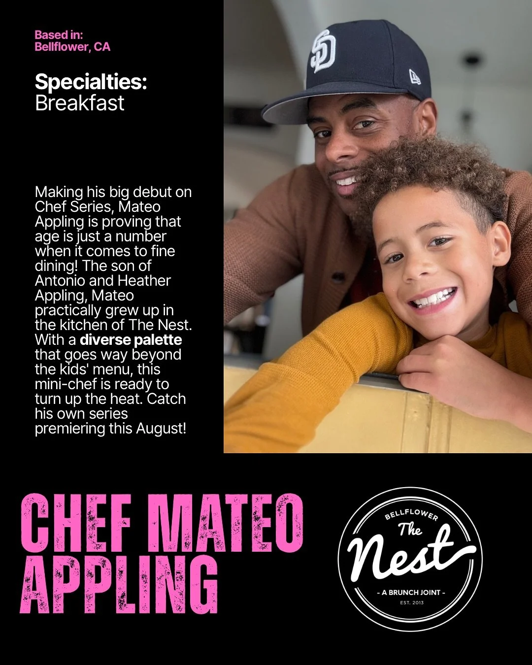 The countdown to tomorrow's Chef Series is on! 🩷We're thrilled and grateful to share The Nest with such incredible customers and staff. We love celebrating our talented team members, and this Chef Series is no exception, featuring some familiar face