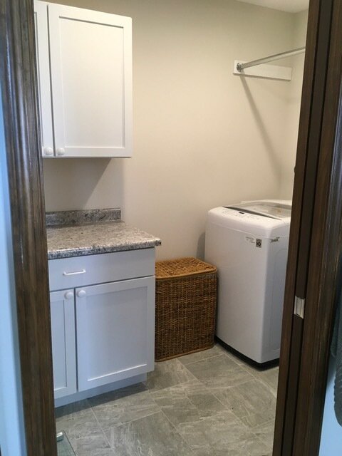 New first floor laundry room