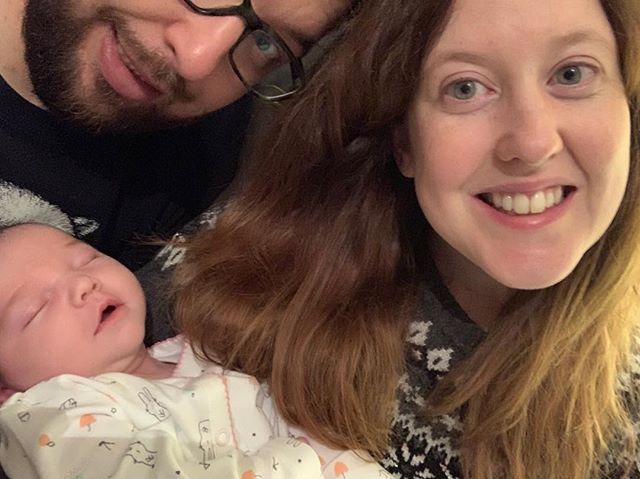 ☆✧ A lovely little story from another couple from our November course, this photo is just full of love 💕 &ldquo;We had an addition to our family on the 13th December - a gorgeous baby girl called Piper, weighing a chunky 9.8 pounds! I&rsquo;ve been 