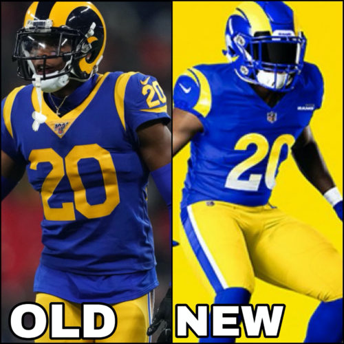 Rams' New Uniforms Have a Patch That Looks Like Future Jersey Ad