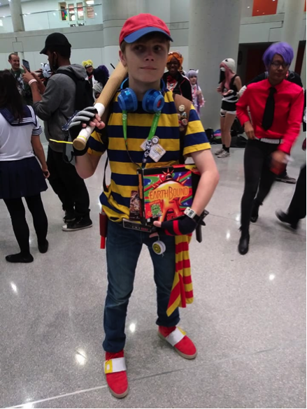 Ryan Peacock as Ness from Earthbound.