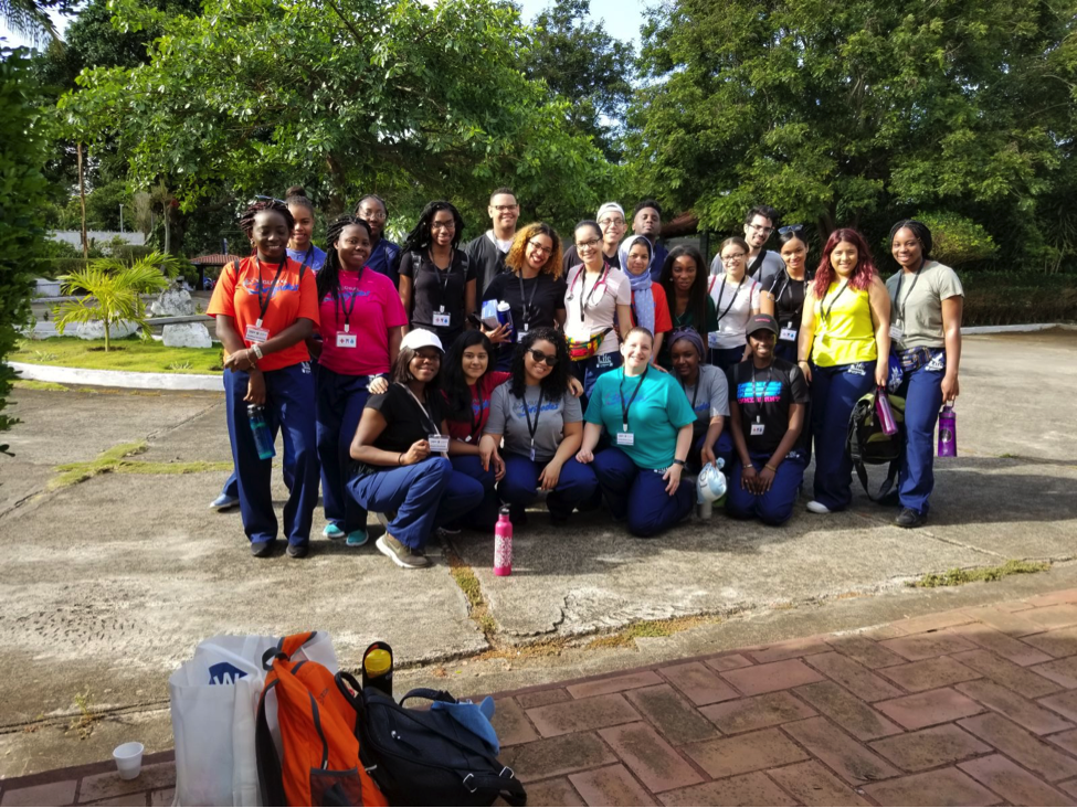 Shanel Spence and Lehman L.I.F.E on first day of the trip before heading to the community of San Jose de Garcia in Nicaragua to volunteer. All photos courtesy of Shanel Spence.