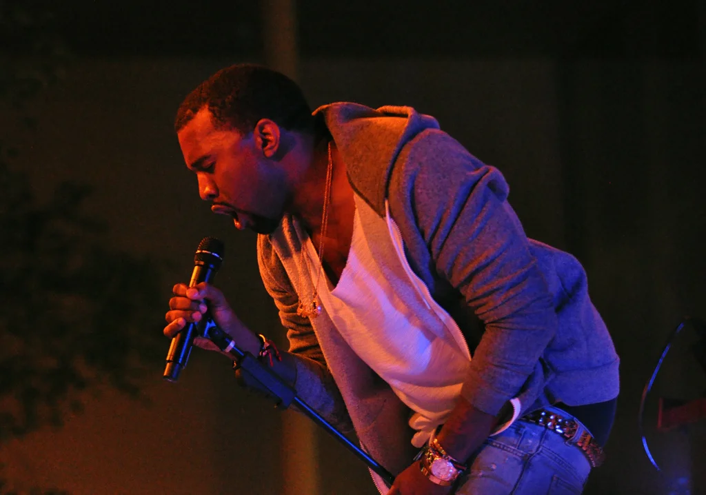 Kanye West performing at the Museum of Modern Art. Photo courtesy of Wikimedia Commons. 