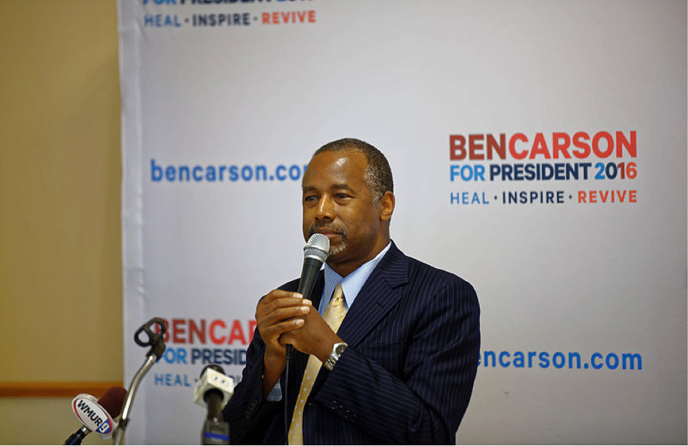 Ben Carson during his 2016 Presidential Election. Photo courtesy of Wikimedia Commons.