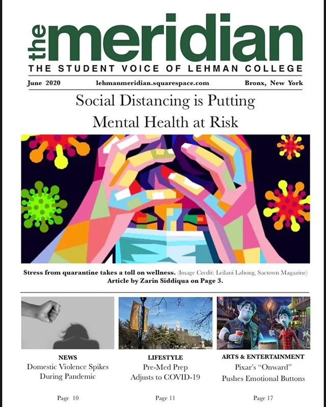 🎉Guess who is back!!!!! Our latest issue is out now!! Link in bio!! 🎊📰🌟#meridian #latestissue #news #lifestyle #artandentertainment #lehmancollege