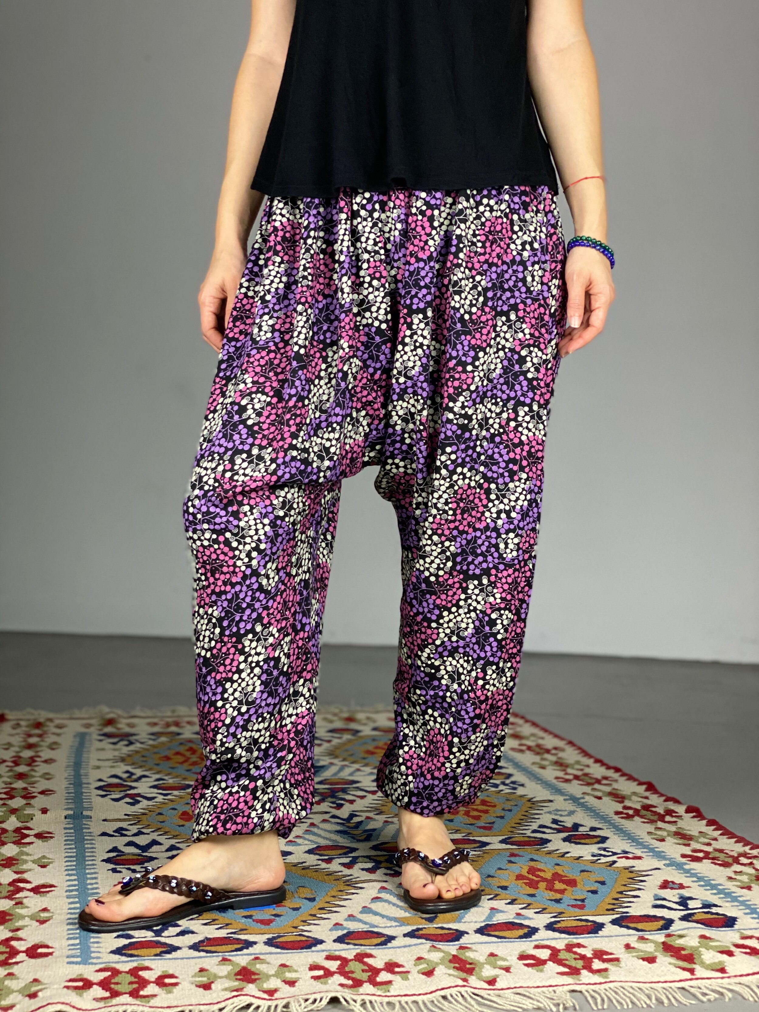 Mandala, Mid Crotch Harem Pants