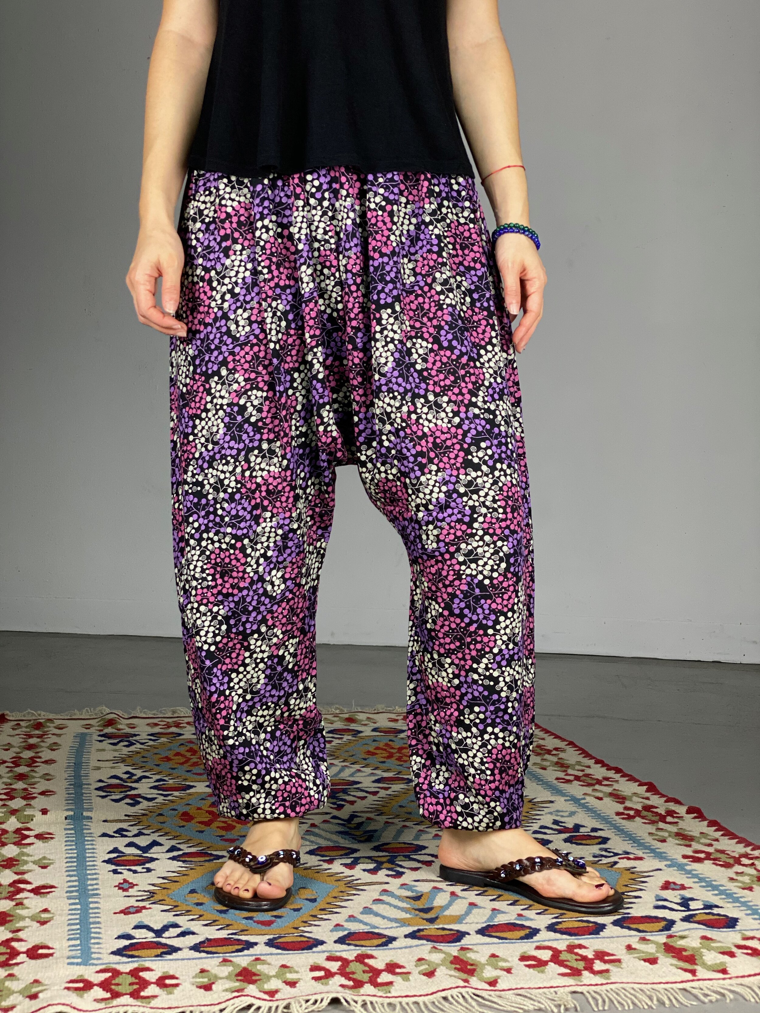 Mandala, Mid Crotch Harem Pants