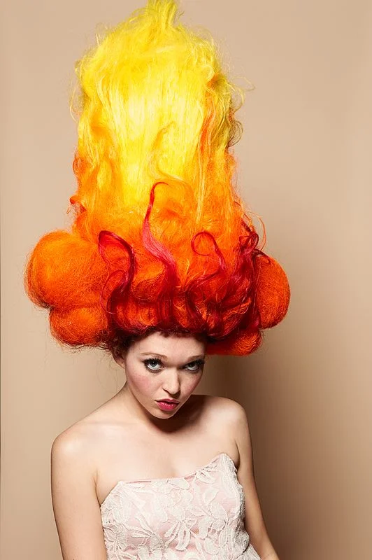 Flame Dandy Art Wig