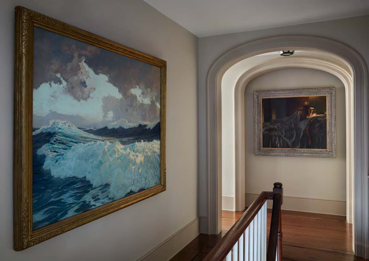  Frederick Waugh, The Ocean, n.d.; John Koch, Nocturne, 1959 Historic Artist Residence, Massachusetts 