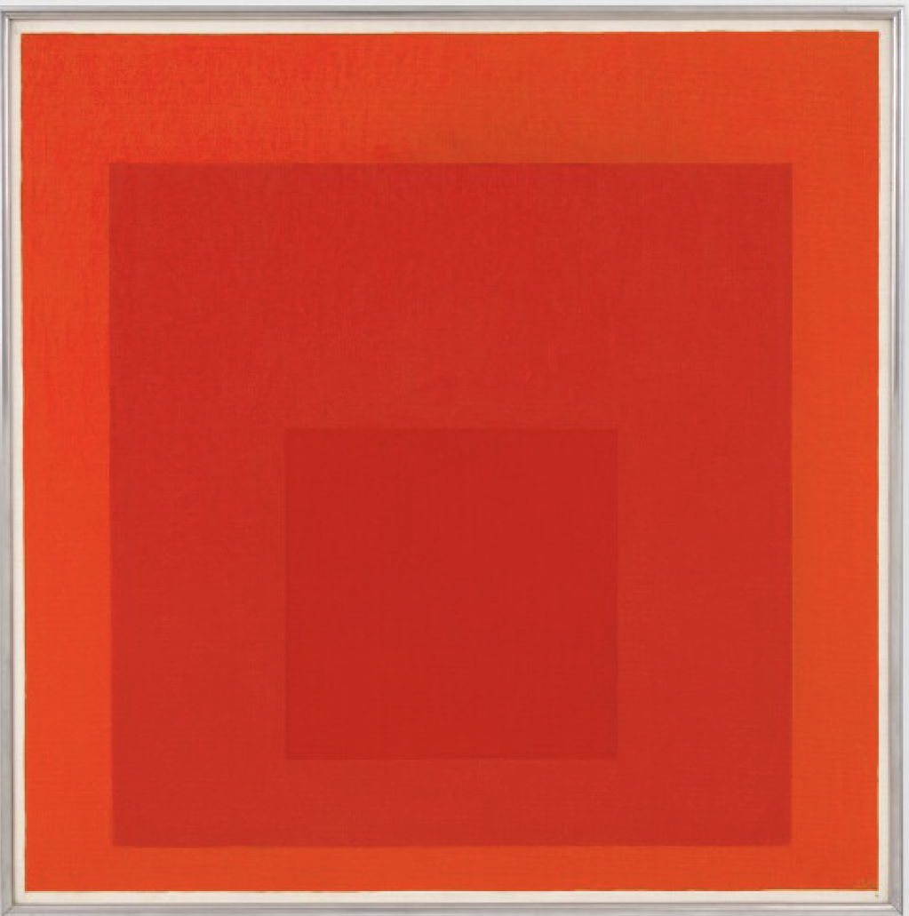  Josef Albers,  Homage to the Square : R-PI , 1970 