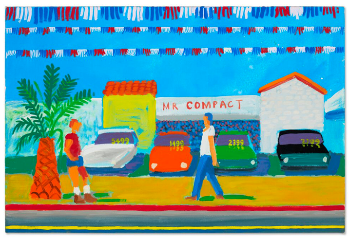  David Hockney,  Santa Monica Boulevard , 1979 