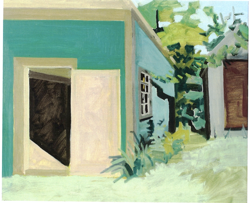  Lois Dodd,  Chicken House , 1971 