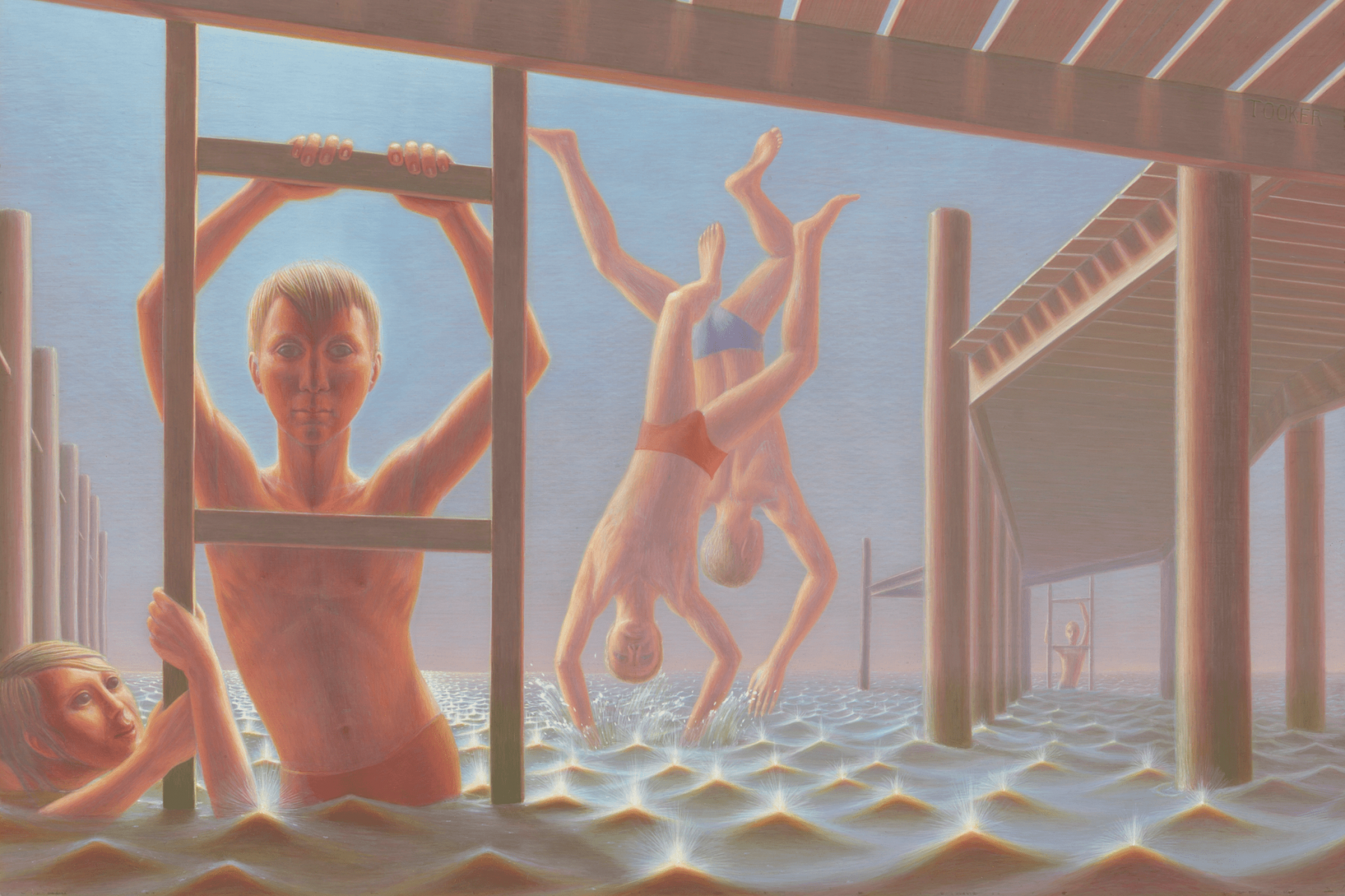  George Tooker,  Divers , 1952 