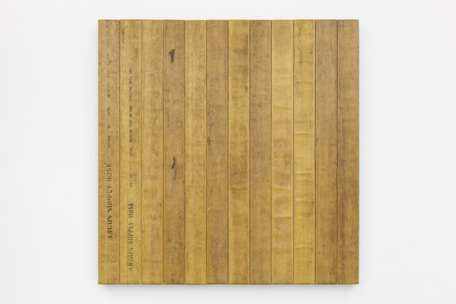  Theaster Gates,  Yellow Tapestry , 2014 