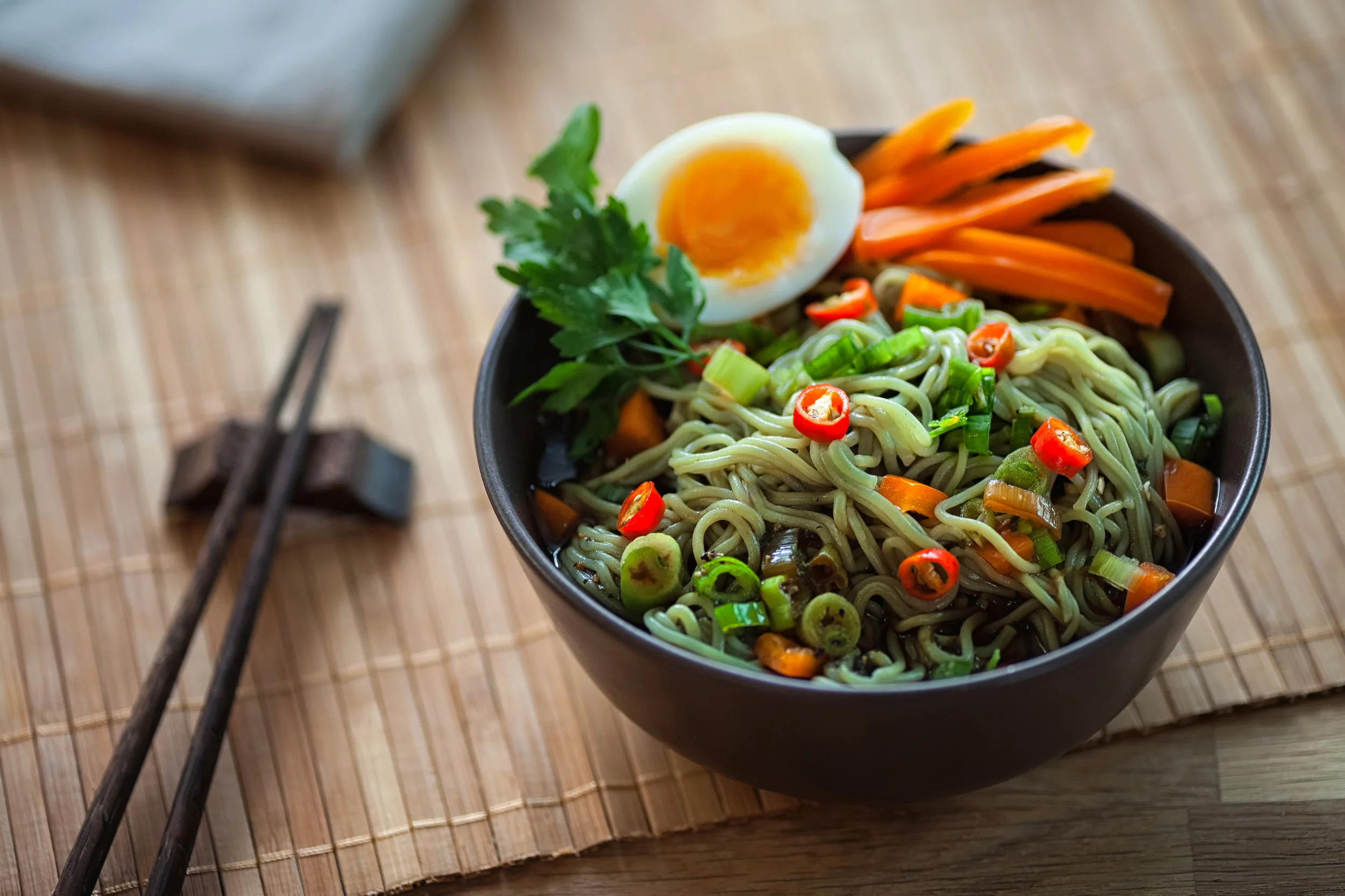 Spicy ramen noodles