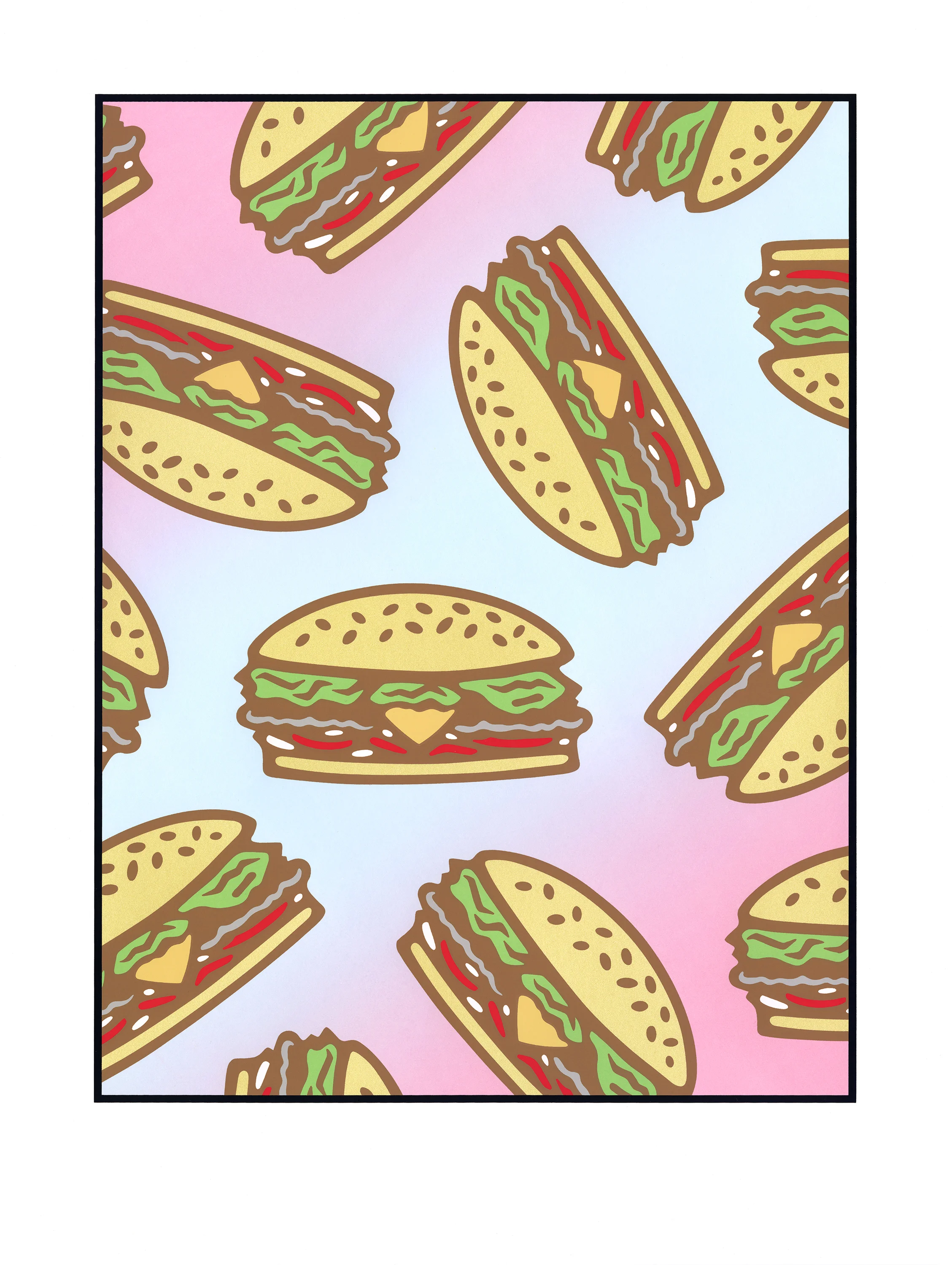 Bun(er) 20” x 15” Screen print