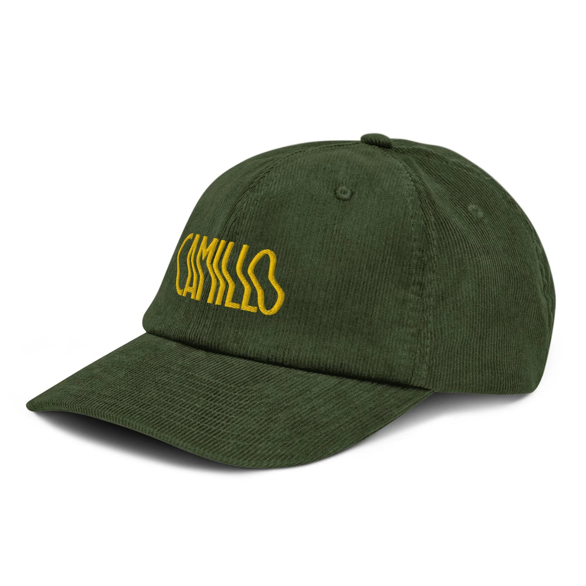 corduroy-hat-dark-olive-left-front-6568d0a97bd29.jpg
