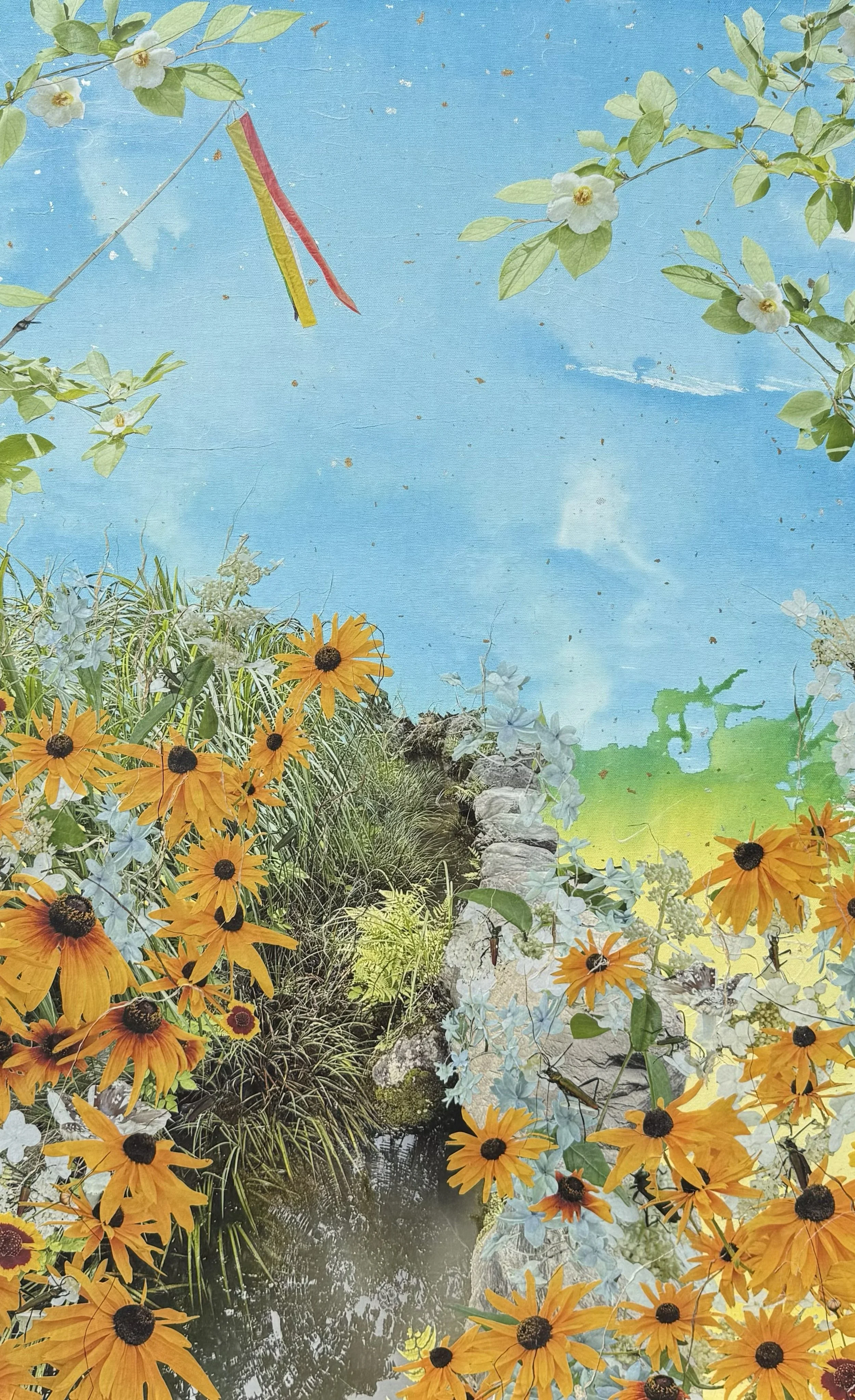 All the tears I have yet to cry, Arashiyama Summer, 23" x 37"