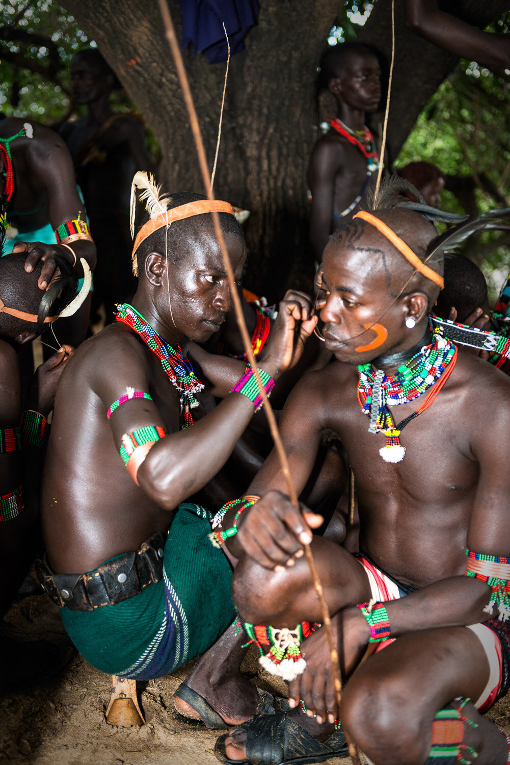 Young Hamar Men, Omo Valley, Ethiopia