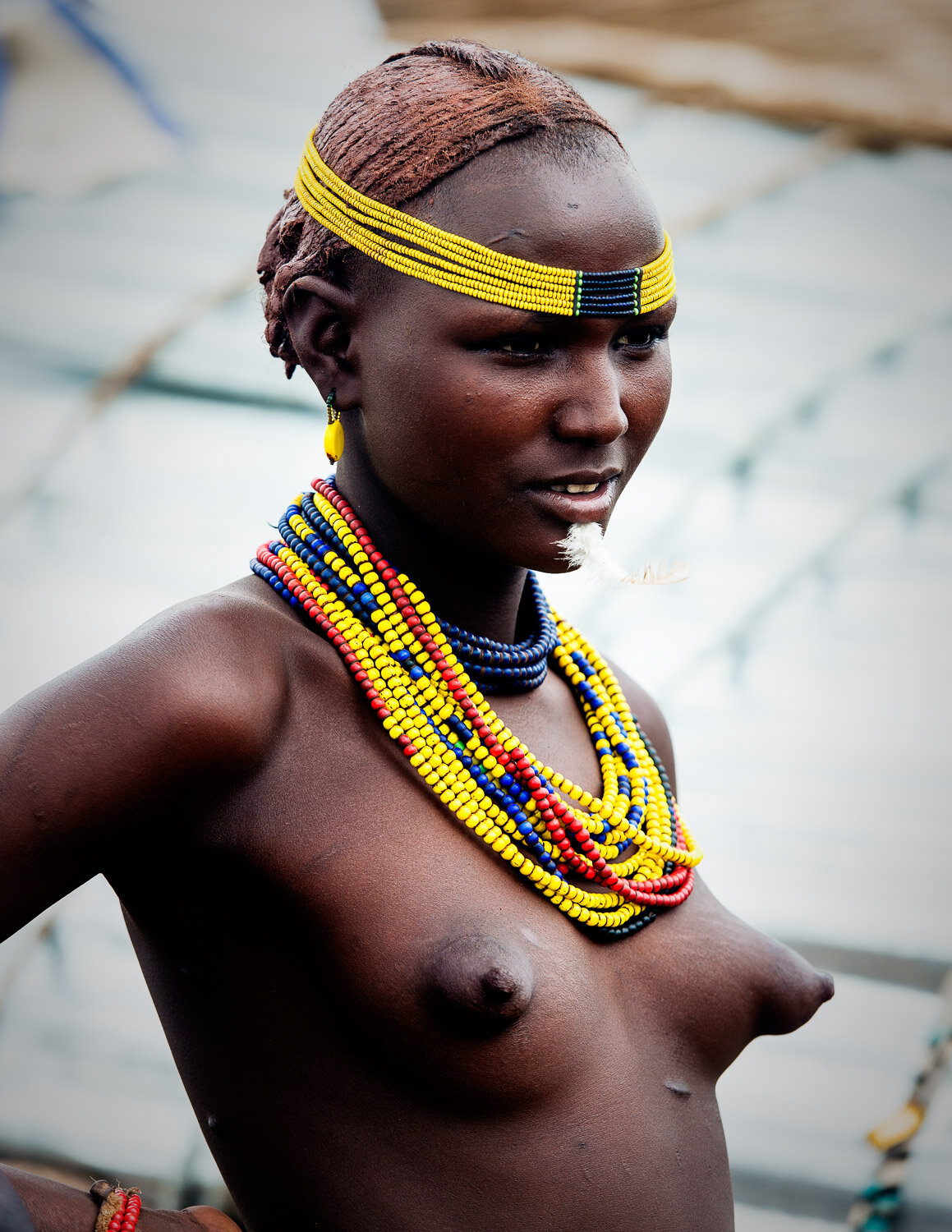 Young Dasenach Woman, Omo Valley, Ethiopia